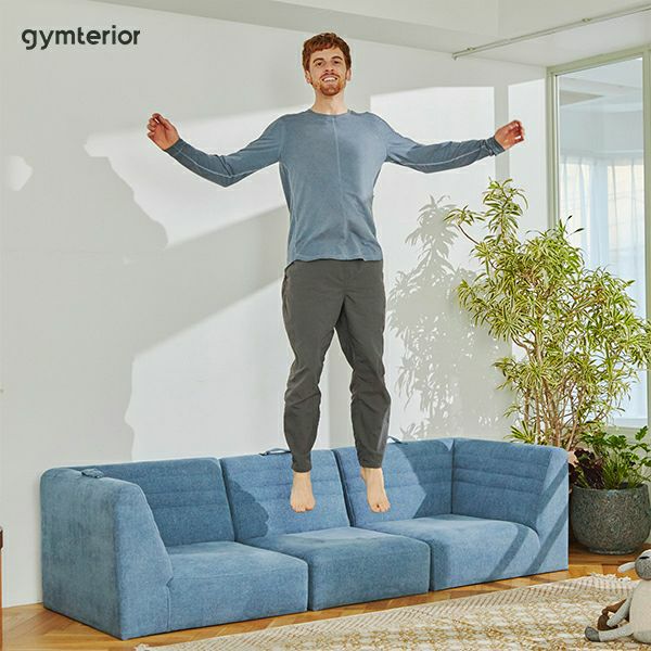 【高級】　gymterior シェイプソファ　コーナー2つ シェイプソファ(シングル) gymterior(ジムテリア)｜ AMAZEPLUS BRAND